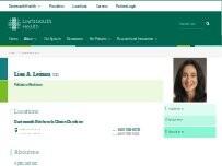 Website Screenshot Lisa A. Leinau, MD