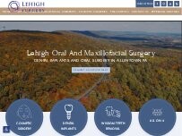 Website Screenshot Lehigh Oral & Maxillofacial Surgery