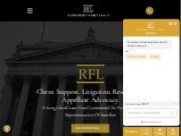 Website Screenshot Rosenberg Family Law PC