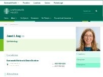 Website Screenshot Janet I. Aug, OD