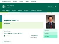 Website Screenshot Maxwell R. Harley, MD