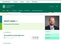 Website Screenshot David F. Condon, MD