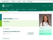 Website Screenshot Katie E. Gulley, MSN, APRN