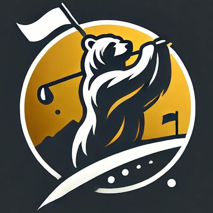 Coach Bear Golf Logo