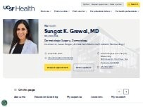 Website Screenshot Dr. Sungat Grewal, MD