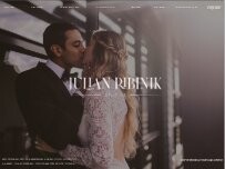 Website Screenshot Julian Ribinik Wedding Photographer
