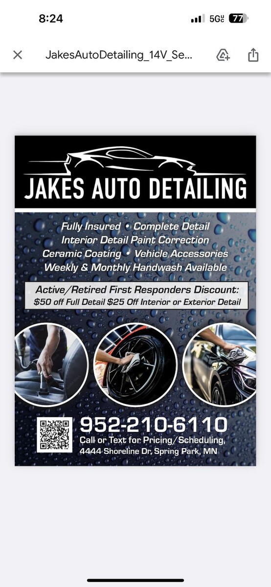 Jake's Auto Detailing LLC Logo