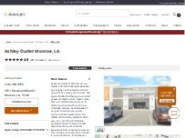 Website Screenshot Ashley Outlet