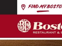 Website Screenshot Boston's Restaurant & Sports Bar