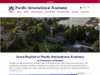 Website Screenshot Pacific International Academy