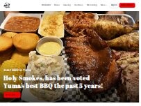 Website Screenshot Holy Smokes