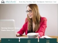 Website Screenshot Allied Bonded Insurance & Notary Supplies
