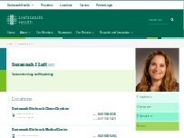 Website Screenshot Suzannah J. Luft, MD