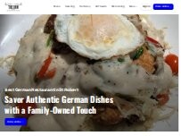 Website Screenshot The Hub German Restaurant & Lounge