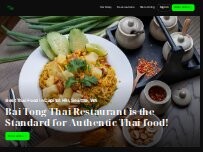 Website Screenshot Bai Tong Thai Street Cafe