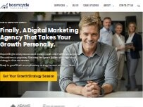 Website Screenshot Boomcycle Digital Marketing