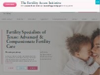 Website Screenshot Fertility Specialists of Texas - Fort Worth