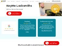 Website Screenshot KeyMe Locksmiths