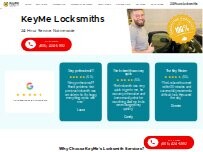 Website Screenshot KeyMe Locksmiths