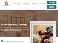 Website Screenshot Baldwin Family Flooring