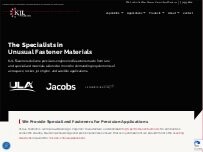 Website Screenshot KJL Fasteners