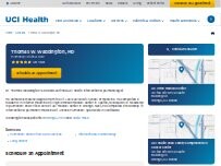 Website Screenshot Thomas W. Waddington, MD - Closed