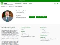 Website Screenshot Mark Szwagulinski - TD Wealth Financial Advisor