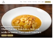 Website Screenshot Erawan Organic Thai Restaurant