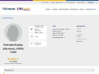 Website Screenshot Melinda Albritton Murphy, APRN, CNM