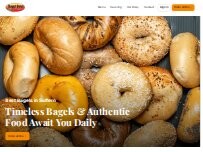 Website Screenshot Bagel Boys Cafe