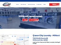Website Screenshot Queen City Laundry- Milford