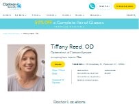 Website Screenshot Tiffany Reed, OD