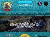 Website Screenshot Crazy Gator Airboat Tours