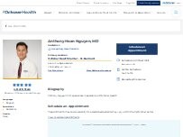Website Screenshot Anthony Hoan Nguyen, MD