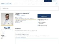 Website Screenshot William Fernandez, MD