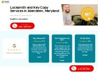 Website Screenshot KeyMe Locksmiths