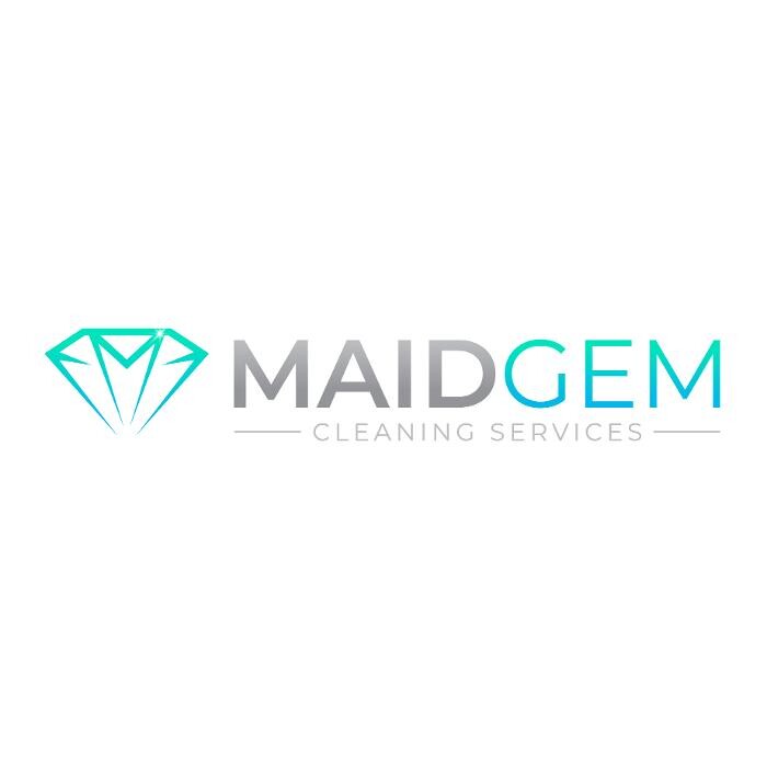 Maid Gem Cleaning Service Logo