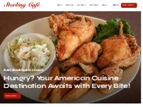 Website Screenshot Sterling Café