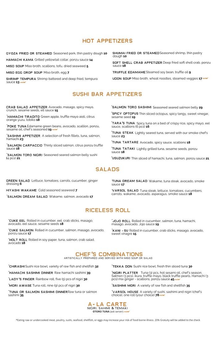 Images VARSOL SUSHI BAR