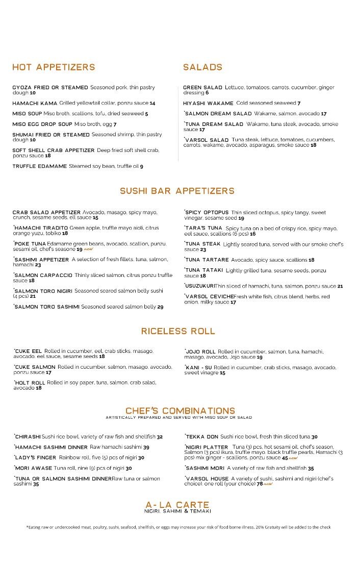 Images VARSOL SUSHI BAR