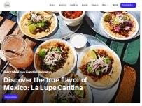 Website Screenshot La Lupe Cantina