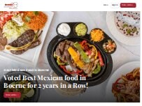 Website Screenshot Las Guitarras Restaurant Mexican-Steaks-Seafood