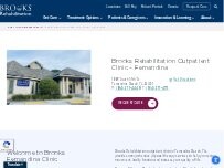 Website Screenshot Brooks Rehabilitation Outpatient Clinic - Fernandina