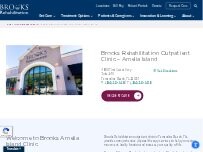 Website Screenshot Brooks Rehabilitation Outpatient Clinic - Amelia Island