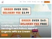 Website Screenshot Sunfish Poke Bar