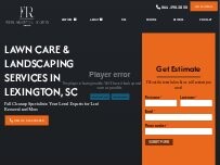 Website Screenshot Fisher Residential Lawn Services