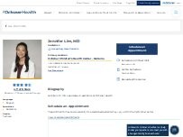 Website Screenshot Jennifer Lim, MD