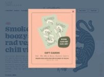 Website Screenshot Loro Asian Smokehouse & Bar