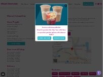 Website Screenshot Planet Smoothie