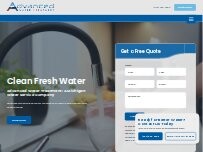 Website Screenshot Advanced Water Treatment